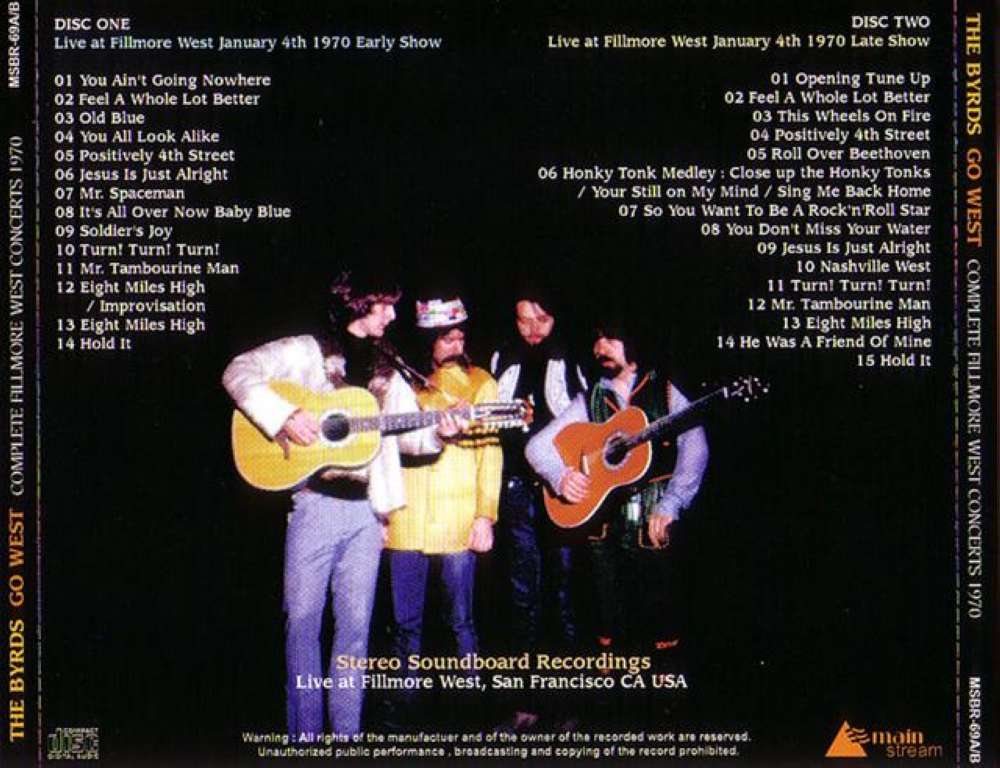 you ain t going nowhere the byrds