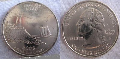 usa maine state quarter