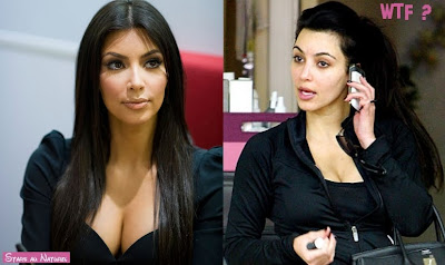 kim kardashian no makeup