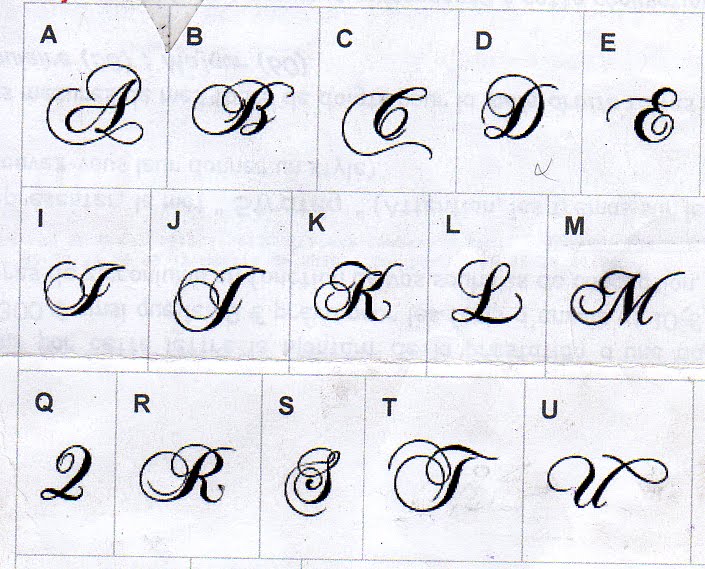 Voici L'alphabet Gothique : Il Est Magnifique Voici L'alphabet Gothique : Il