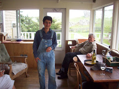 Leslie and Jerry on the back porch