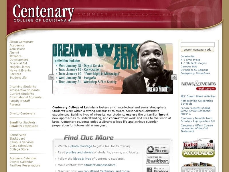Find All About Education Centenary College Of Louisiana