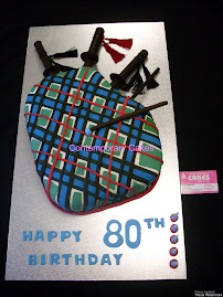 Bag pipes cake Sat.14th April 2010