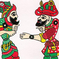 karagöz ile hacivat oyunu