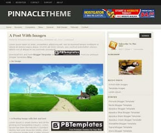 Pinnacle Blogger Template
