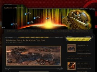 Gaming War Zone Blogger Template