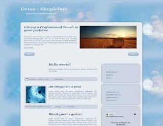 Simplebox Blogger Template