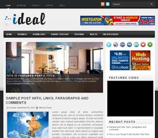 Ideal Blogger Template