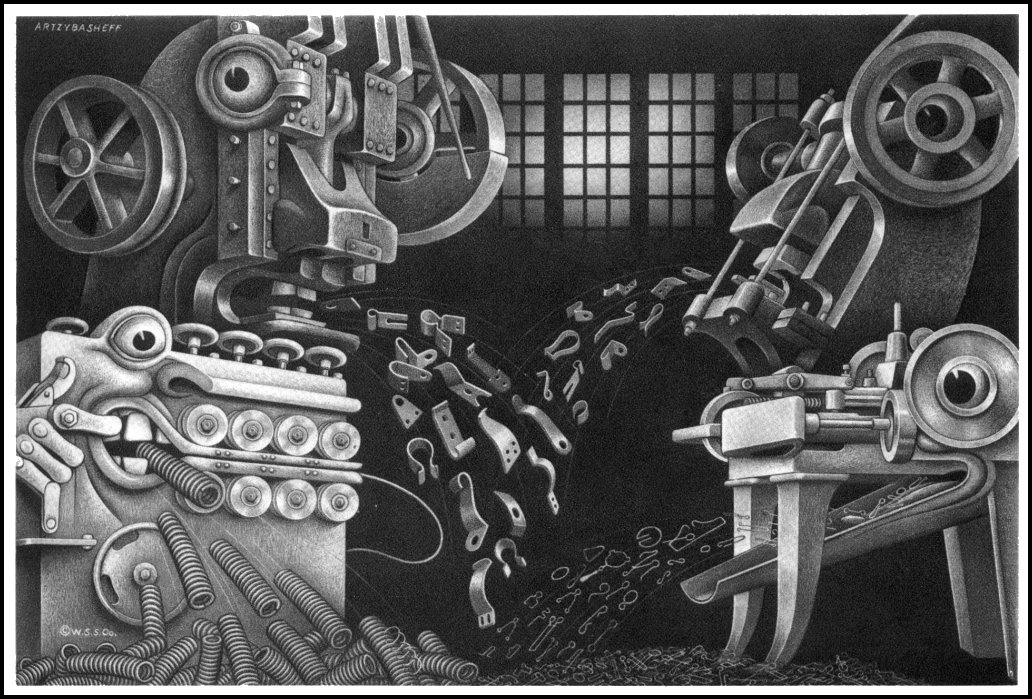[18_machinalia_artzybasheff_foamingpresses.jpg]