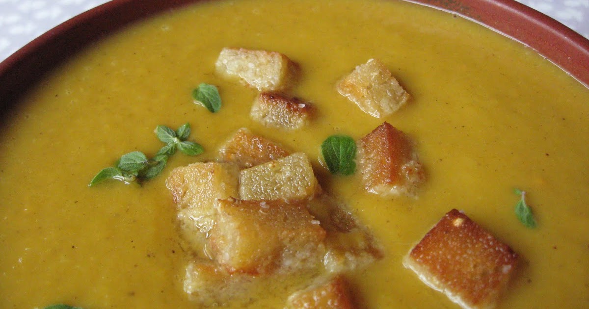 she's in the kitchen butternut squash and sweet potato soup with Indian spices