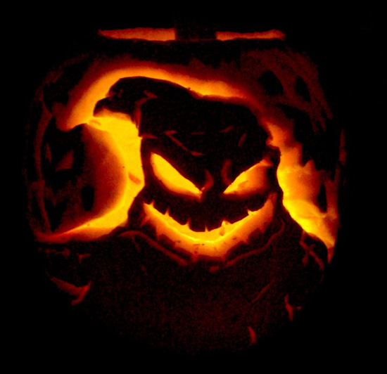 the purple baron oogie boogie pumpkin why you don t put christmas lights on a palm tree