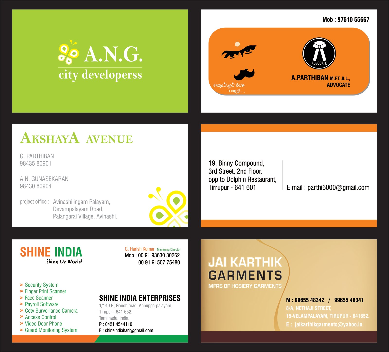 Visit Card Pictures