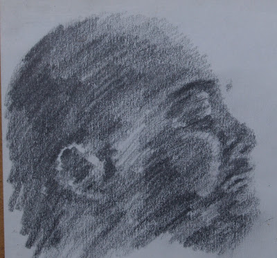 Dad, soft pencil, June 1990