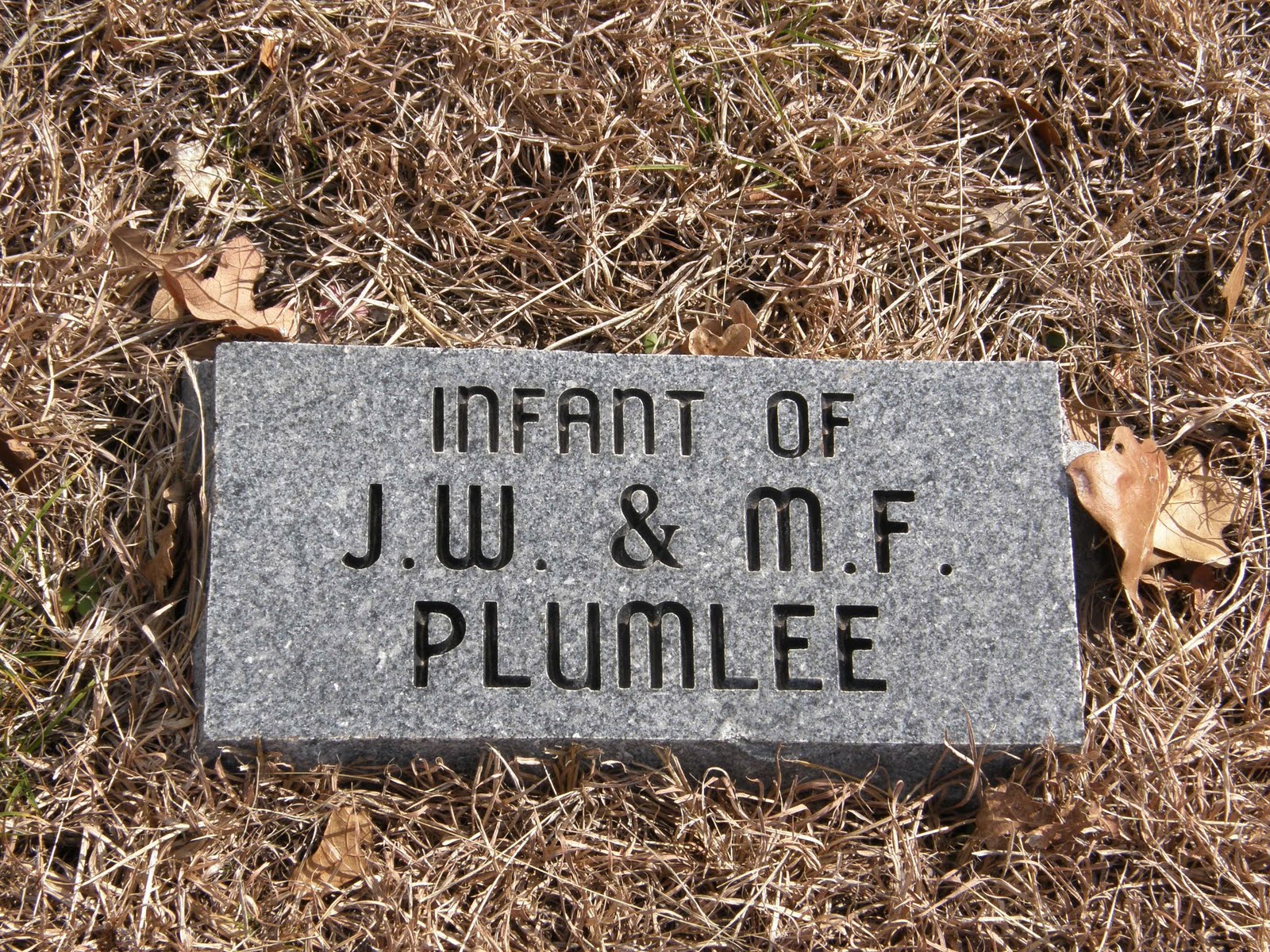 [Plumlee-2nd-infant-of-JW-MF-gravemarker-P1010020.jpg]