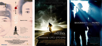 El ocaso del samurai / Tasogare seibei (Yôji Yamada, 2002); Cartas desde Iwo Jima / Letters from Iwo Jima y Banderas de nuestros padres / Flags of our fathers (C. Eastwood, 2006) (ampliar)