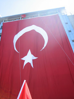 the most enormous flag I've ever seen