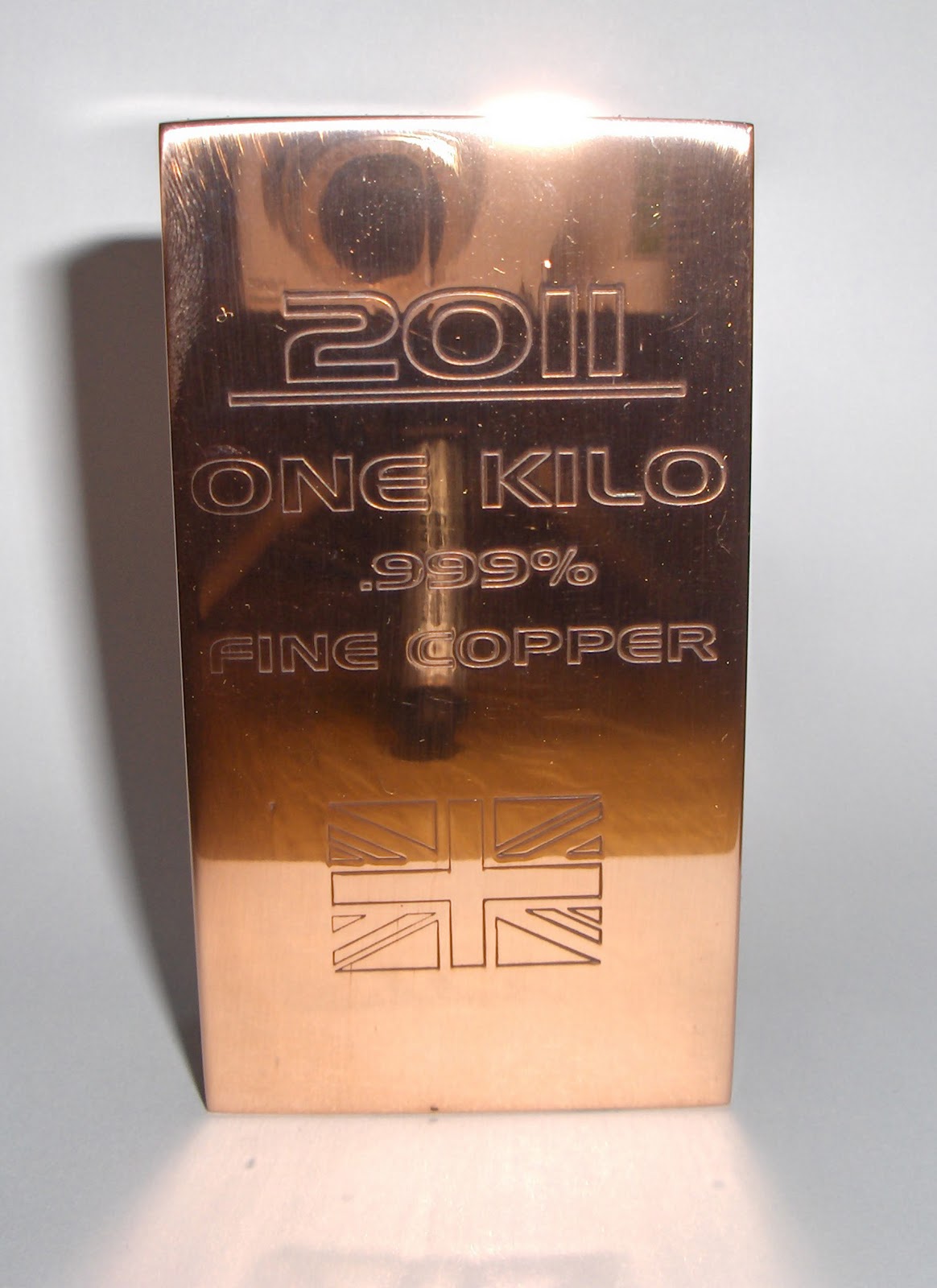 Last days of paper Copper 1 kilo bars ready for sale