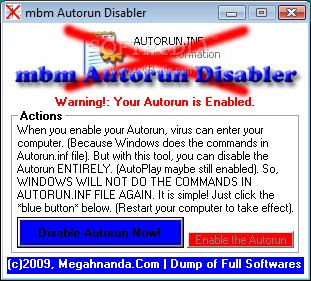http://4.bp.blogspot.com/_PIQ4JS16z9Q/SrfavbNpzLI/AAAAAAAAGRM/OyHeadaw93g/s400/mbm-Autorun-Disabler_1.png