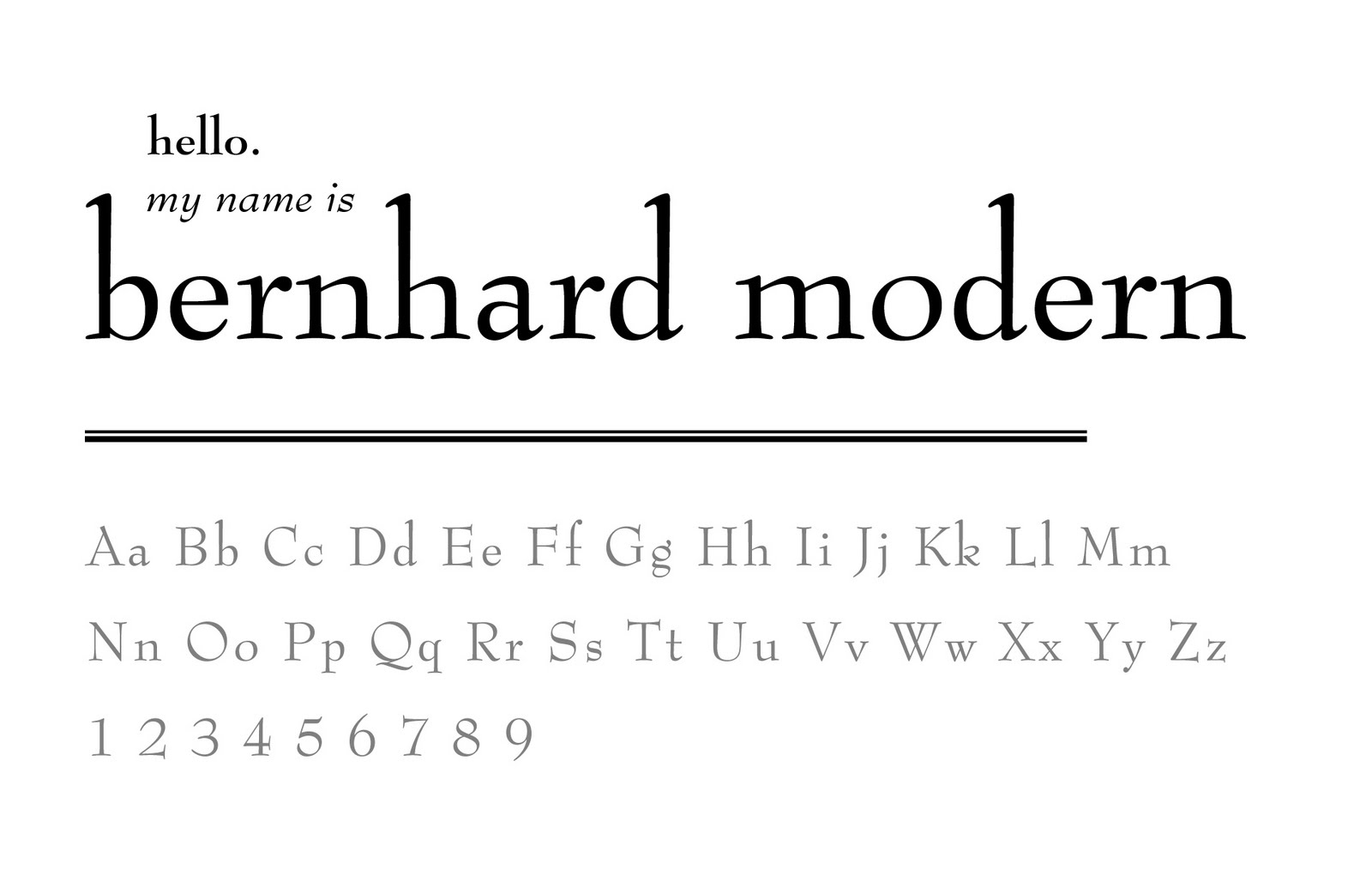 Bernhard Font