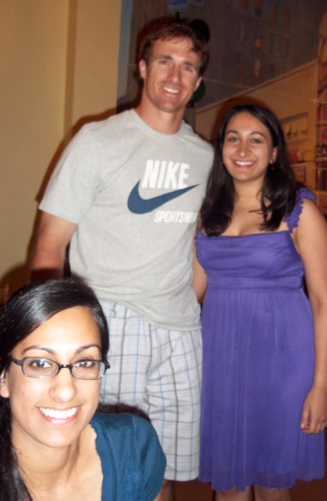 Meeting Drew Brees and self-