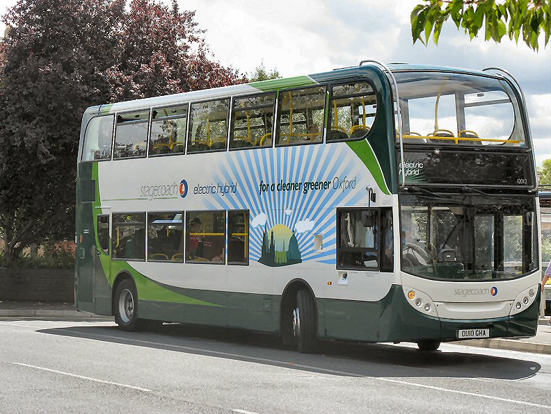 Oxford Daily Photo First Green Hybrid Buses In Oxford