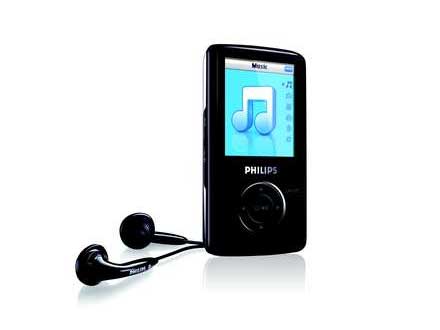 how to turn on a philips gogear mp3 player