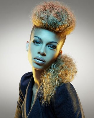 pompador hairstyle. the Month: Afro Pompadour