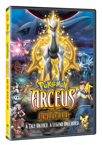 RARE! 2011 POKEMON ARCEUS & The Jewel Of Life DVD - Promo Art Print AD