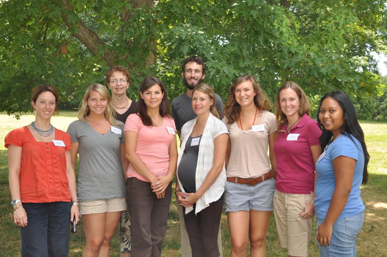 Morris Arboretum Interns visit