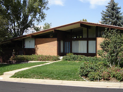 mid-century modern home Wheat Ridge Colorado