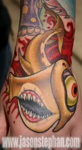 KRIS' HAMMERHEAD SHARK TATTOO