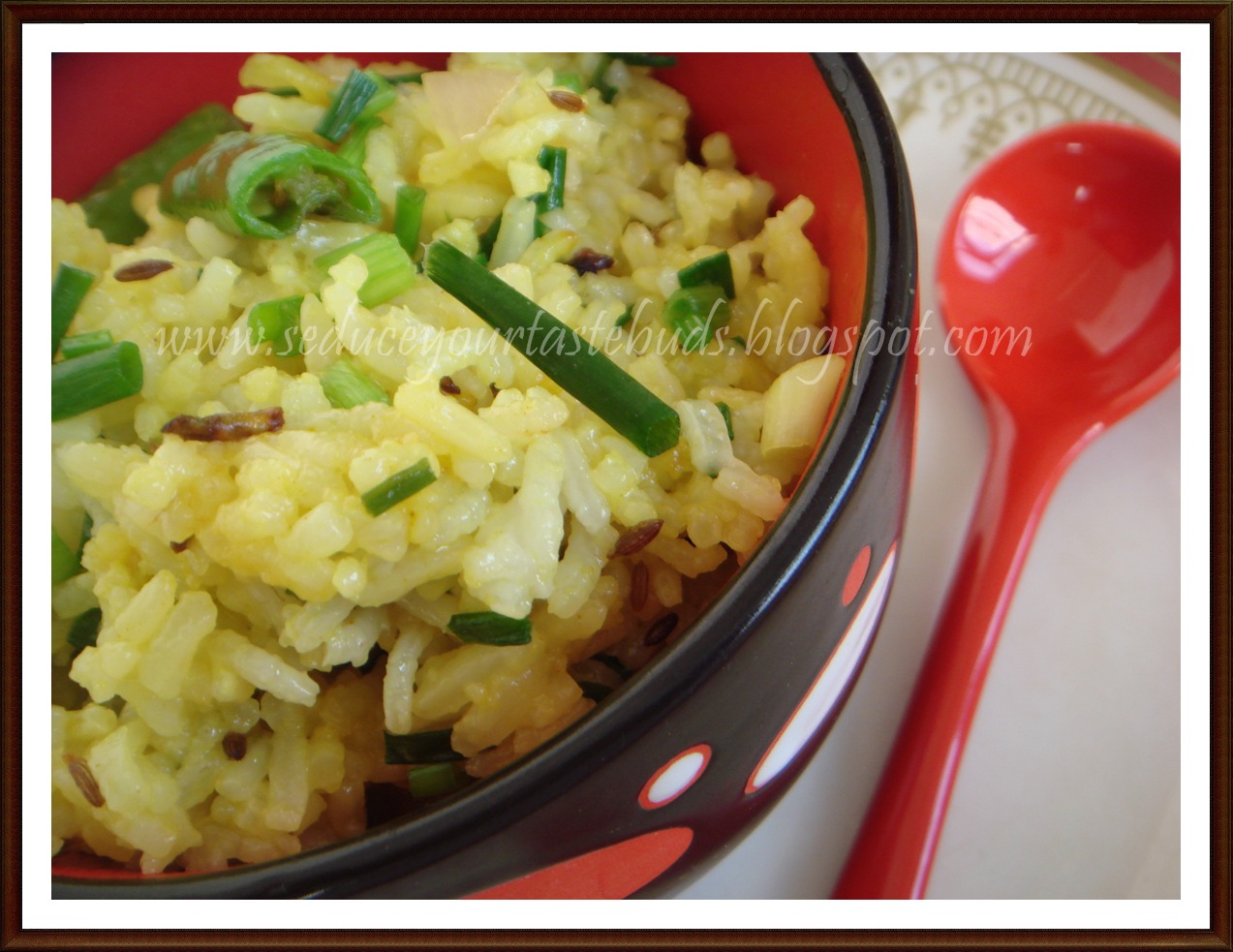 Spring Onion Fried Rice Seduce Your Tastebuds...