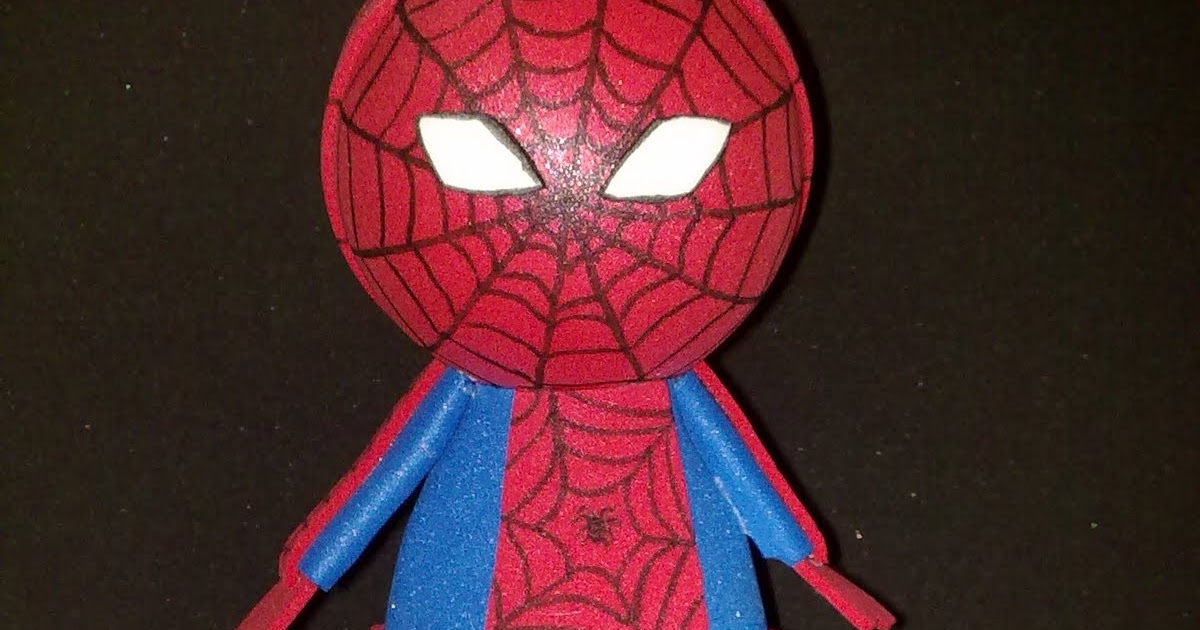 ABALORIOS Y GOMA EVA SPIDERMAN