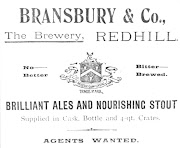 Advertisment for Bransbury & Co, Redhill c1906