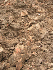 Bricks,tesserae and fragmentary opus signinum