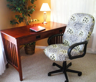 Sew Spoiled Office Chair Recover Project