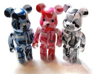 bearbrick bape camo