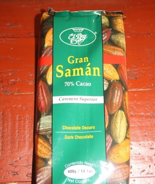 El mundo del chocolate CHOCOLATE DE VENEZUELA EL REY. GRAN SAMÁN 70