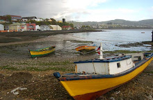 bote y chalana  en Ancud Isla de Chiloé