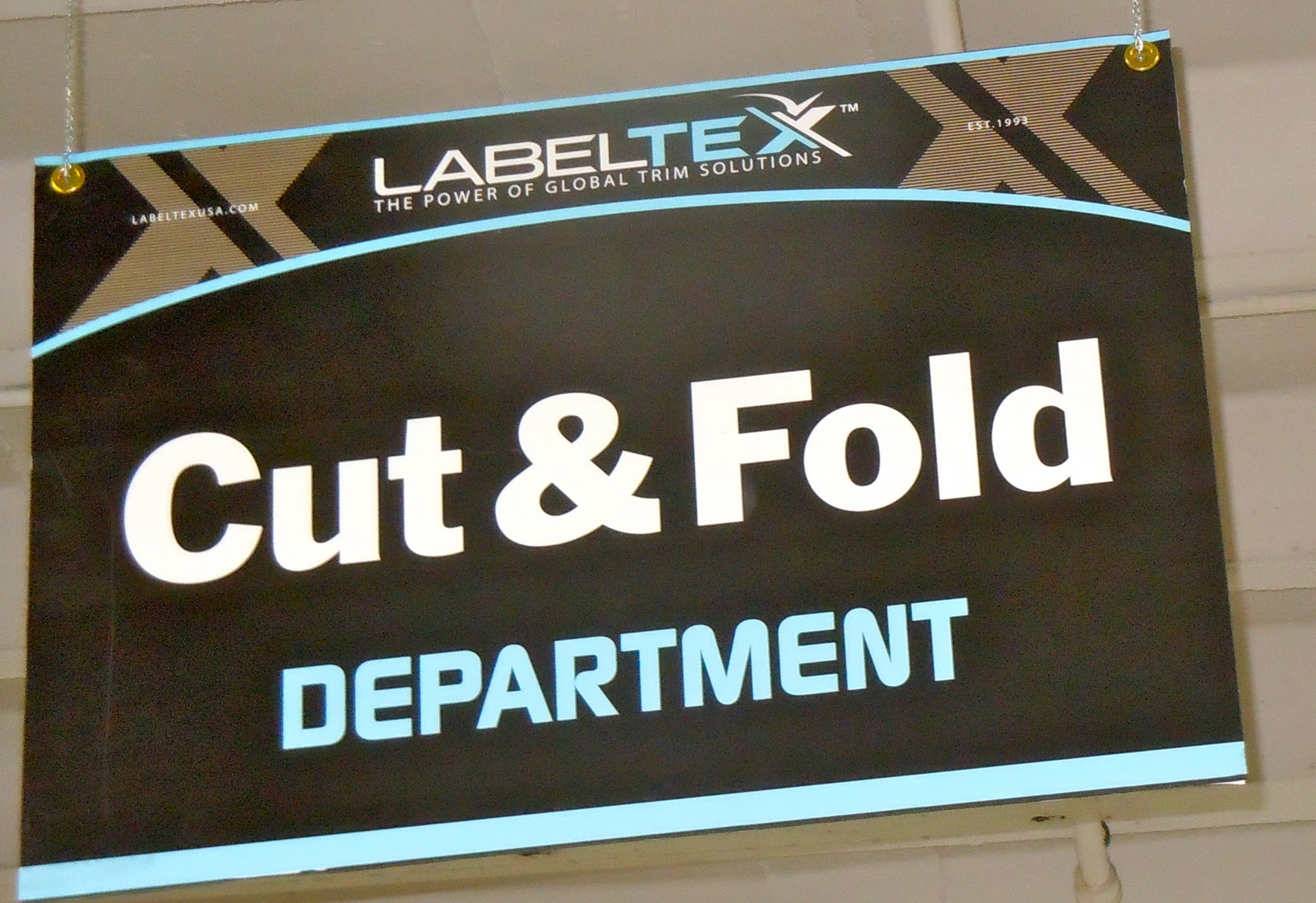 Apparel Manufacturing Management Tour of Label Tex, 6100 Wilmington