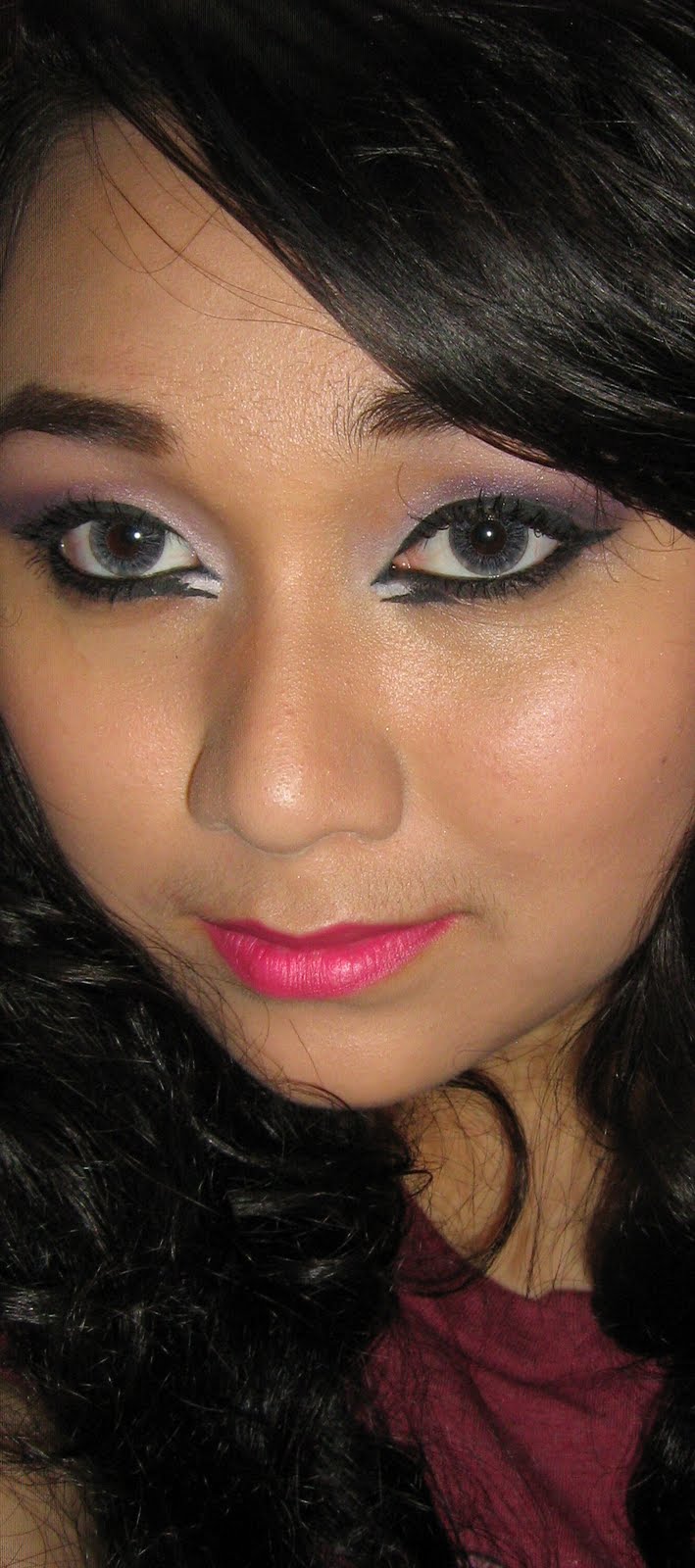 Demi+lovato+hot+pink+lipstick
