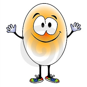 Egg Cartoon Character