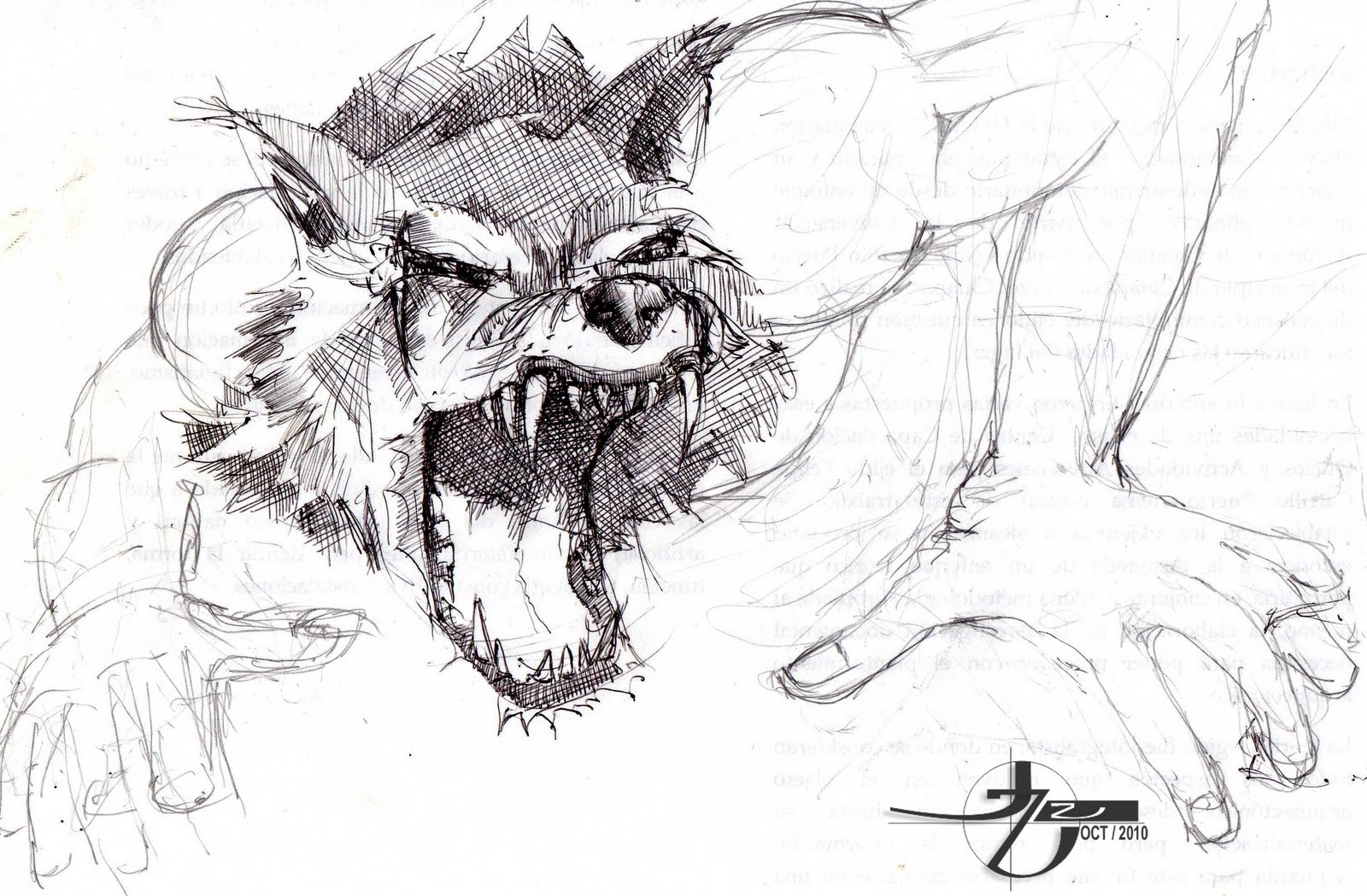 Lobo.zagaz: Bocetos