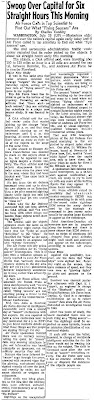 Mysterious Objects Over Washington Again Today (Body) - Lowell Sun 7-29-1952