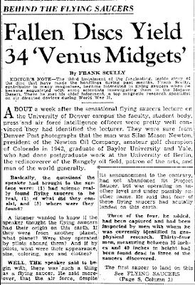 下降的光盘收率34'Venus Midgets'-查尔斯顿每日邮报1-24-1951