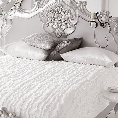 White Bedroom on An Elegant Silver And White Bedroom Set By Brocade ...