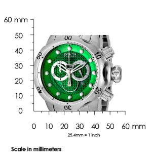 Invicta Reserve Venom Collection Chronograph Green Dial Stainless Steel Men's 6721 Watch