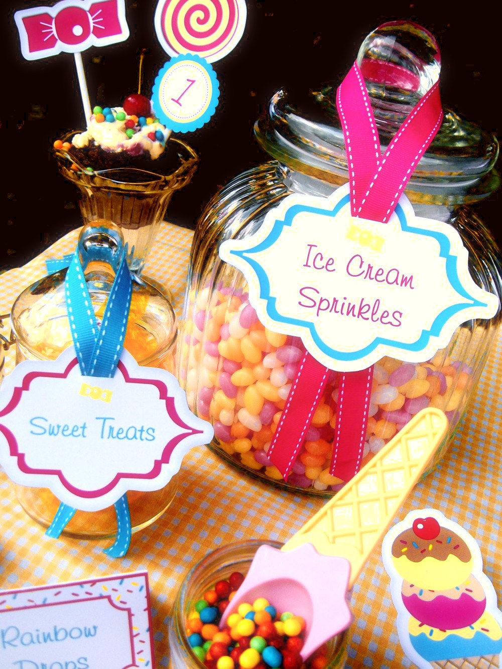Ice Cream & Candy Birthday Party Party Ideas Party Printables Blog