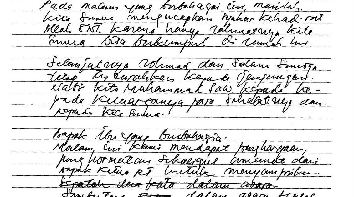 Mukadimah Pidato Halal Bihalal Coretan