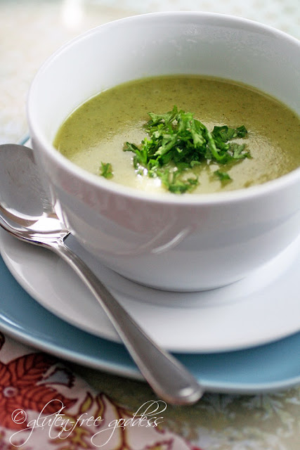 Gluten free creamy detox soup made with coconut milk is vegan and dairy free delicious